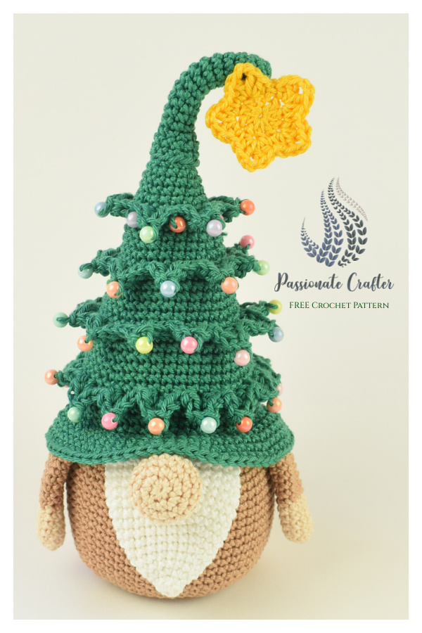 Christmas Tree Gnome Free Crochet Pattern