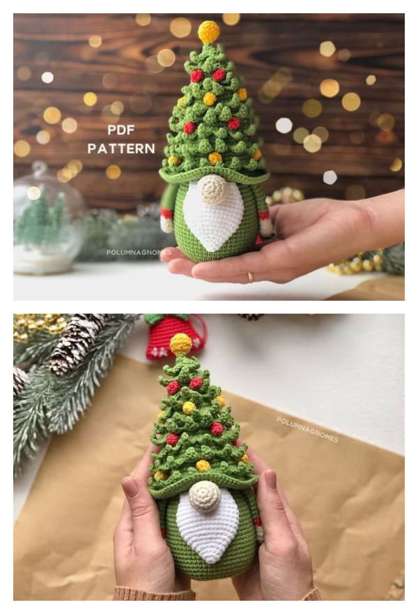 Gnome Christmas Tree Crochet Pattern