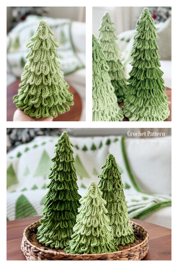 Desktop Ombre Loopy Trees Crochet Pattern Desktop Ombre Loopy Trees Crochet Pattern