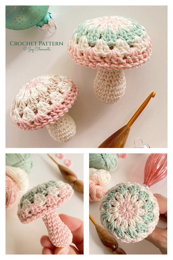 Quick Granny Mushroom Crochet Pattern
