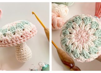 Quick Granny Mushroom Crochet Pattern Quick Granny Mushroom Crochet Pattern