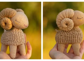 Ram Christmas Sheep Crochet Pattern Ram Christmas Sheep Crochet Pattern