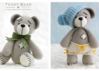 Amigurumi Teddy Bear with Outfits Free Crochet Pattern Amigurumi Teddy Bear with Outfits Free Crochet Pattern