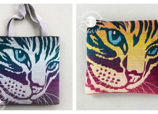 Cat Mosaic Bag and Pillow Crochet Pattern Cat Mosaic Bag and Pillow Crochet Pattern