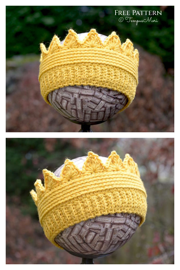 Crown Ear Warmer Free Crochet Patterns