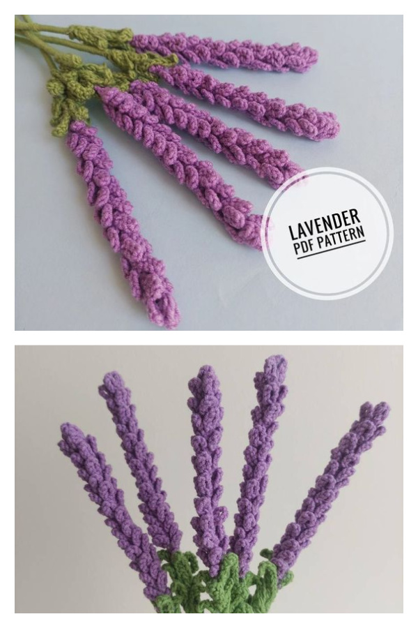Flower Lavender Crochet Pattern