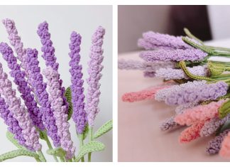 Flower Lavender Crochet Pattern Free Flower Lavender Crochet Pattern Free