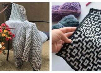 Infinity Mosaic Blanket Free Crochet Pattern Infinity Mosaic Blanket Free Crochet Pattern