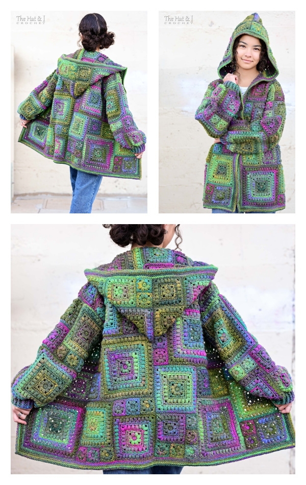 Square Scramble Sweater Crochet Pattern