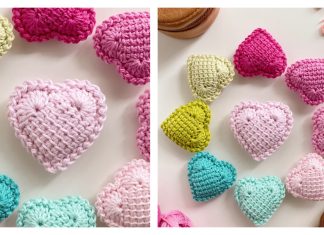 Quick Tunisian Heart Crochet Pattern Tunisian Heart Crochet Pattern