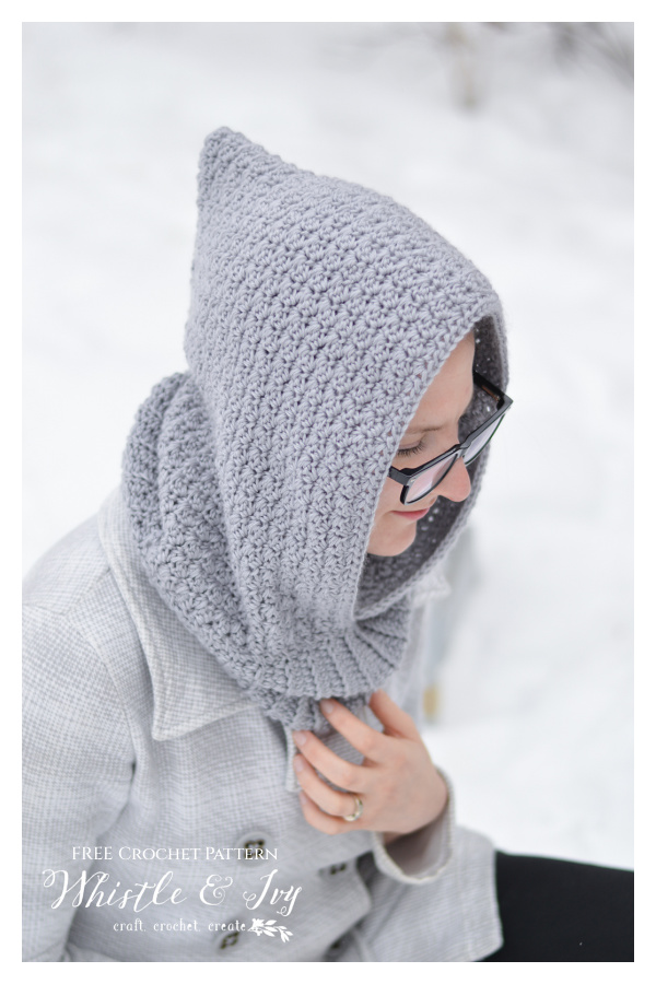 Women's Hooded Cowl Free Crochet Pattern