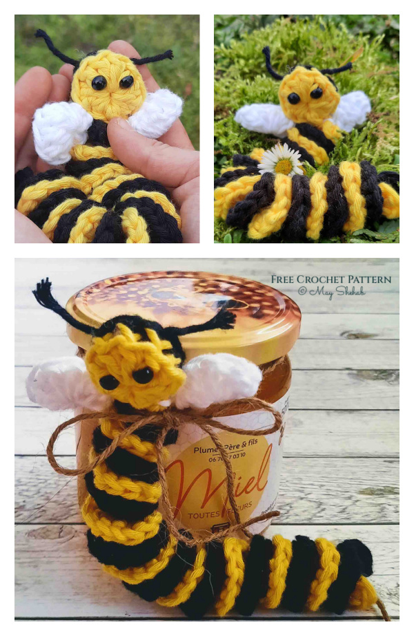 Don't Worry Bee Happy Free Crochet Pattern