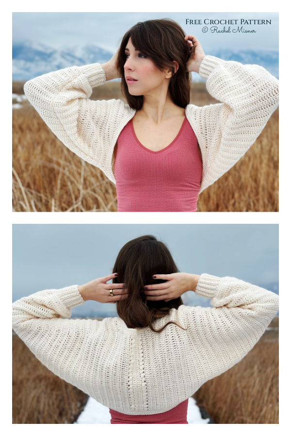 The Tilda Shrug Free Crochet Pattern