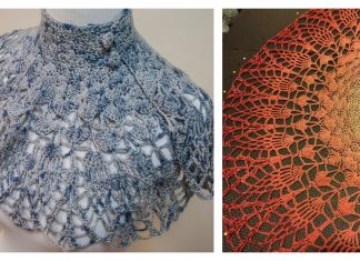 Transformation Shawl Free Crochet Pattern Transformation Shawl Free Crochet Pattern