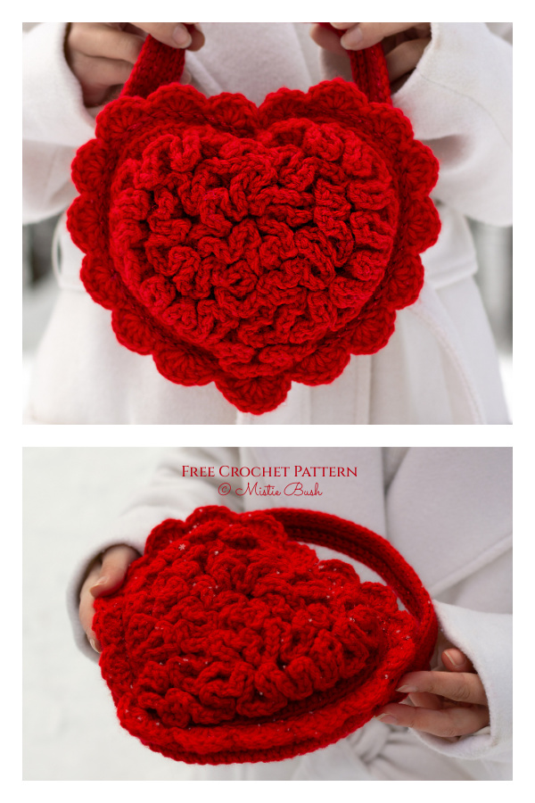 Valentine Sweetheart Clutch Free Crochet Pattern