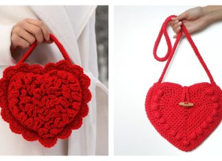 Valentine Heart Bag Crochet Patterns Valentine Heart Bag Crochet Pattern