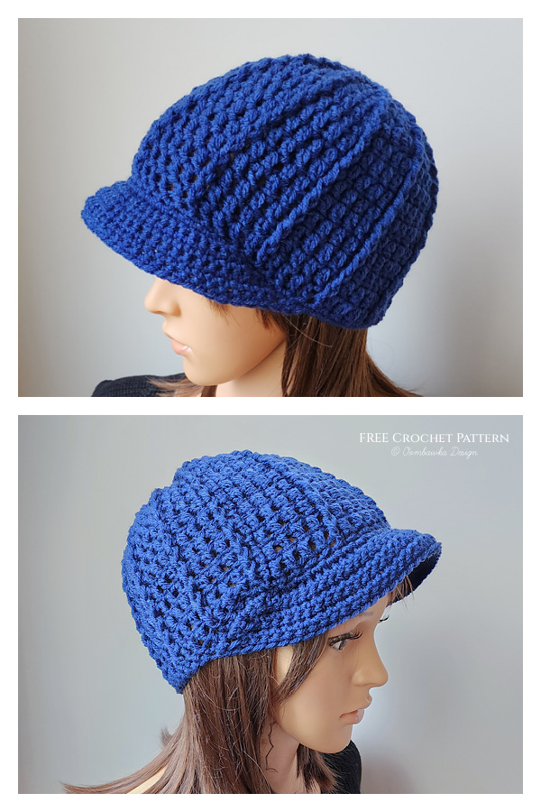 A Simple Fall Cap Free Crochet Pattern