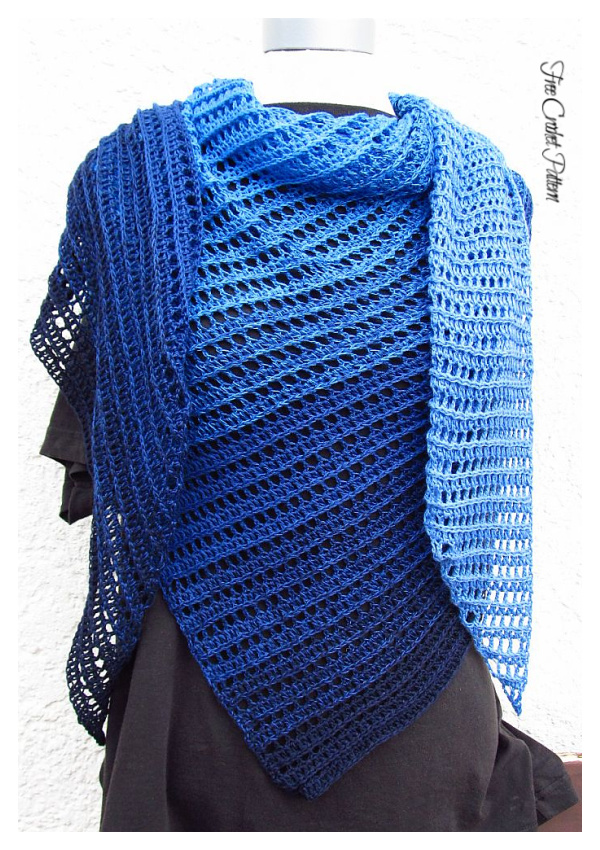 Dragon Belly Shawl Free Crochet Pattern