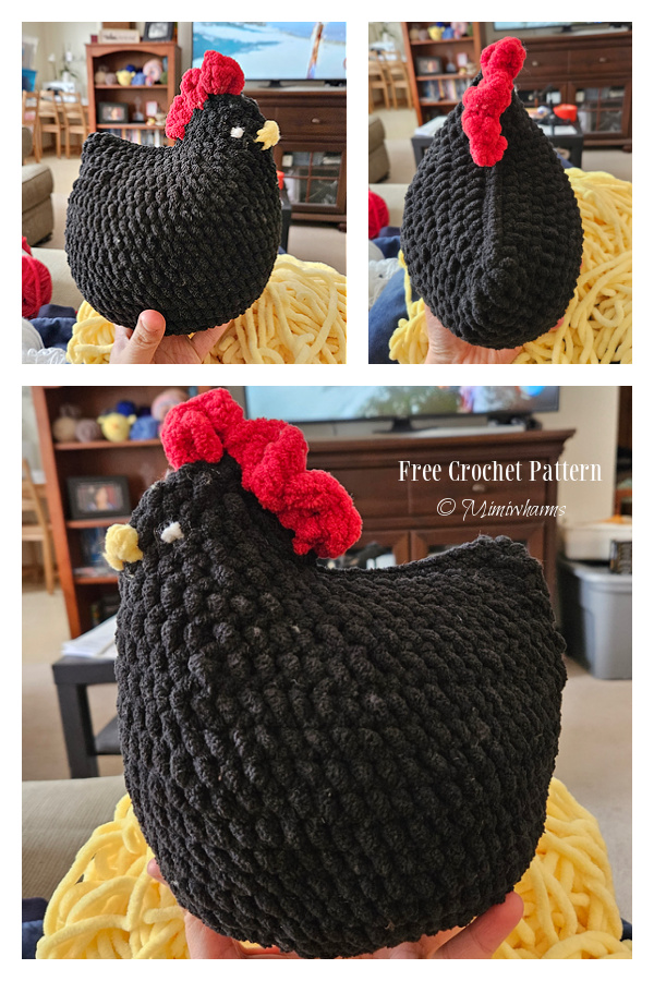 Emotional Support Chicken Free Crochet Pattern