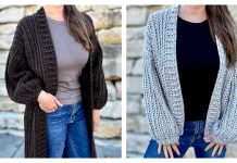 Ribbed Eva Cardigan Free Crochet Pattern Ribbed Eva Cardigan Free Crochet Pattern