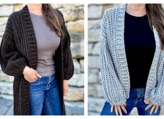 Ribbed Eva Cardigan Free Crochet Pattern Ribbed Eva Cardigan Free Crochet Pattern