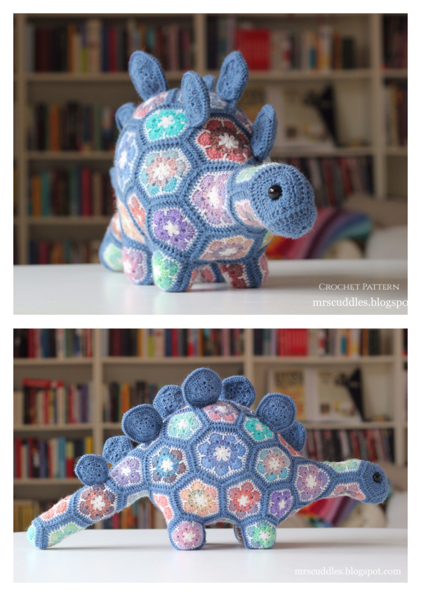 Amigurumi Puff the Magic Stegosaurus Crochet Patterns