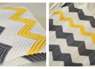 Chevron Afghan Free Crochet Pattern Chevron Afghan Free Crochet Pattern