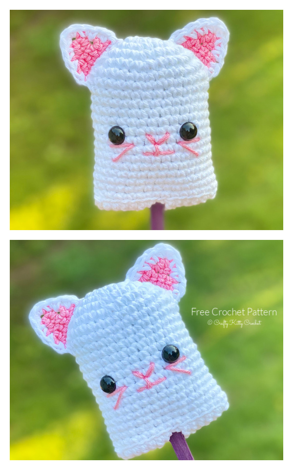 Kitty Popsicle Amigurumi Free Crochet Pattern