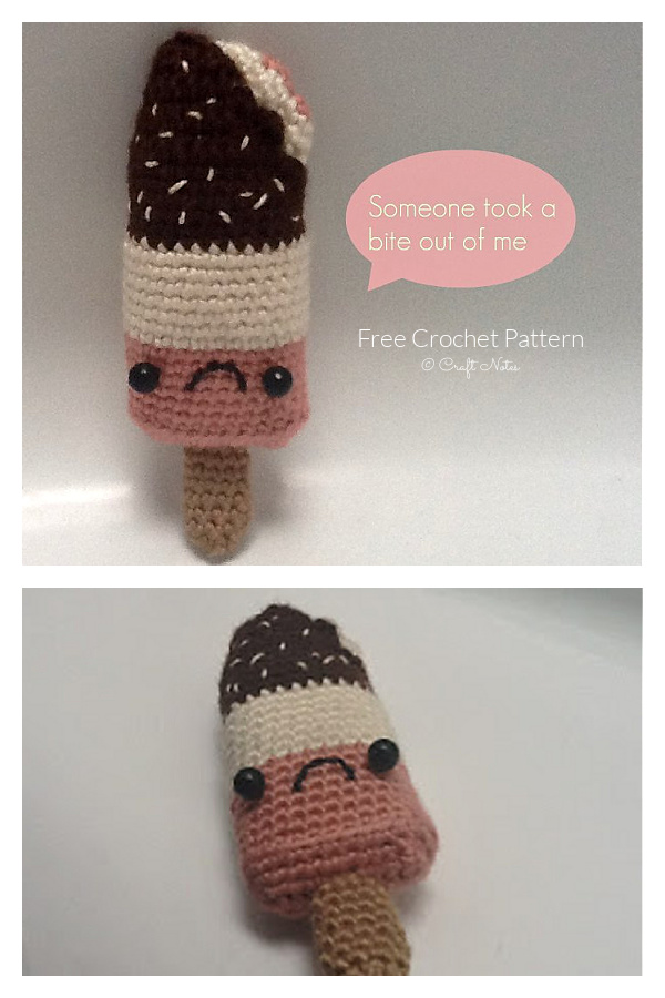 Crochet Ice Pop Amigurumi Free Patterns