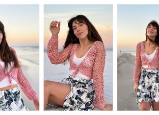 Cropped Lace Cardigan Free Crochet Pattern Cropped Lace Cardigan Free Crochet Pattern
