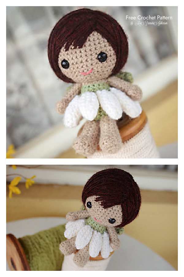 Margarita Flower Doll Free Crochet Pattern
