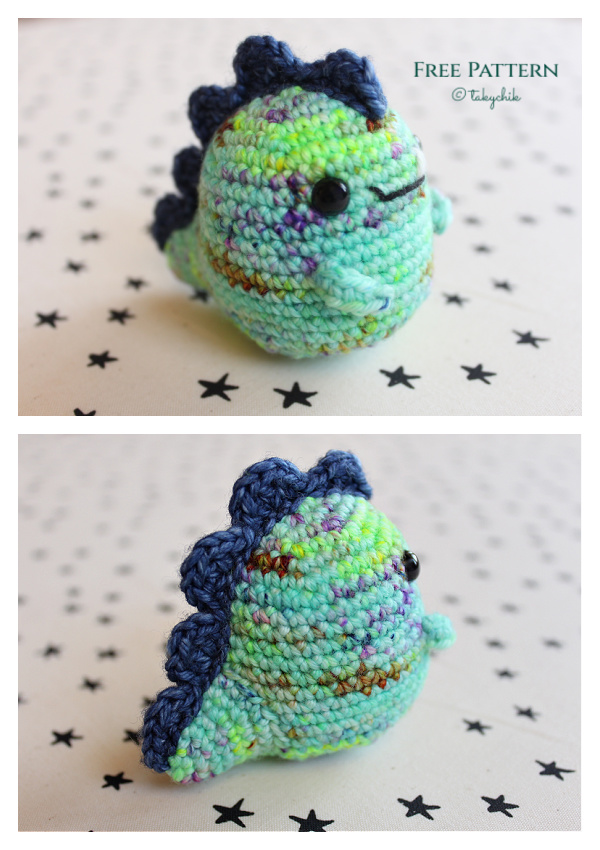 Little Dino Amigurumi Free Crochet Pattern