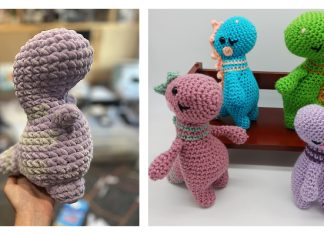 Mini Dino Amigurumi Crochet Patterns FREE Mini Dino Amigurumi Crochet Patterns