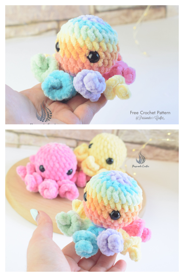 Mini Octopus Amigurumi Free Crochet Patterns - DIY Magazine