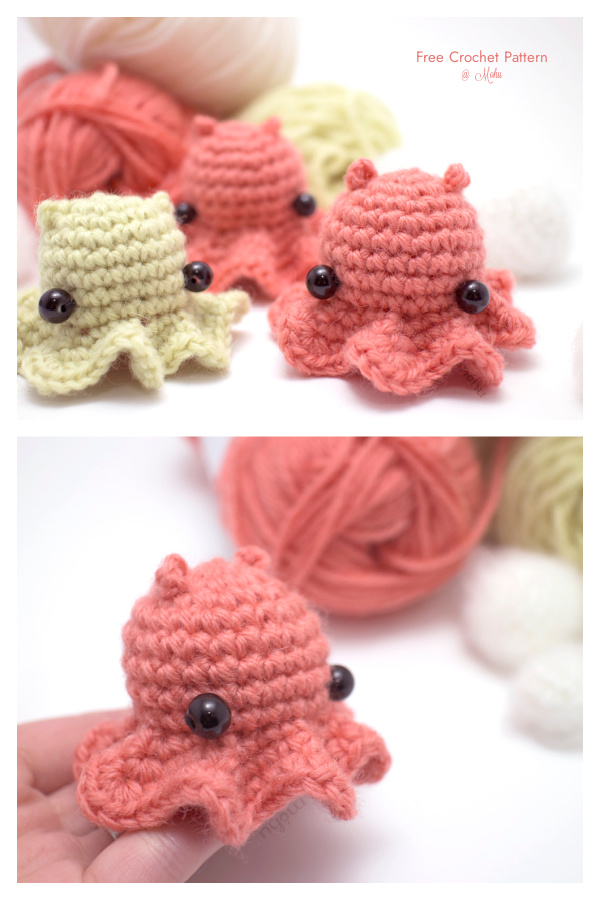 Mini Dumbo Octopus Amigurumi Free Crochet Pattern