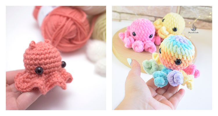 Mini Octopus Amigurumi Free Crochet Patterns - DIY Magazine