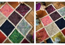 Scrappy Squares Blanket Free Crochet Pattern Scrappy Squares Blanket Free Crochet Pattern