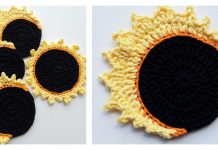 Solar Eclipse Coaster Free Crochet Patterns Solar Eclipse Coaster Free Crochet Patterns