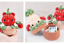 Strawberry Pot Crochet Pattern Strawberry Pot Crochet Pattern