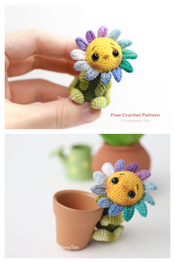Amigurumi Little Flower Free Crochet Pattern