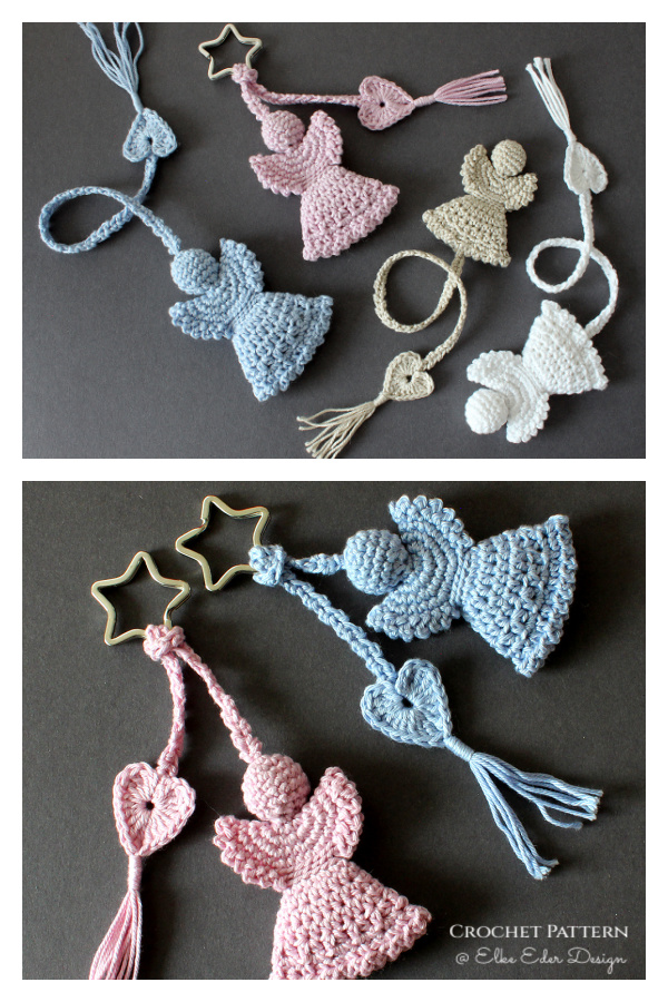 Bookmark "Angel with Heart" Crochet Pattern