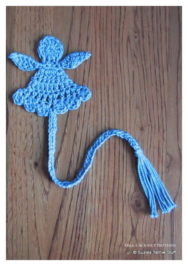 Suzie's Little Angel Bookmark Free Crochet Pattern