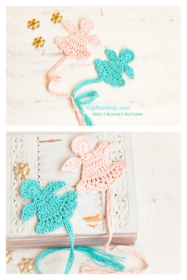 Easy Angel Bookmark Free Crochet Pattern