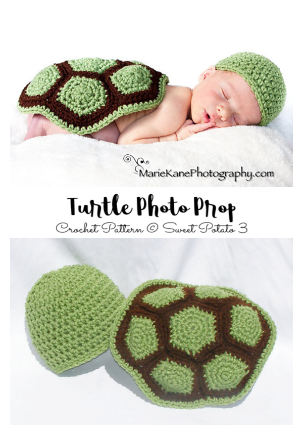 Turtle Photo Prop Crochet Pattern