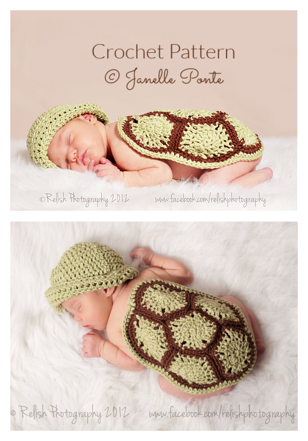 Baby "Kaia" Turtle Set Crochet Pattern