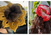 Summer Bun Scrunchie Free Crochet Patterns Summer Bun Scrunchie Free Crochet Patterns