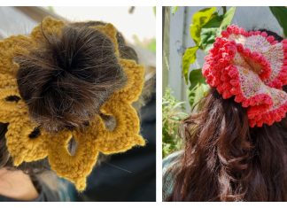 Summer Bun Scrunchie Free Crochet Patterns Summer Bun Scrunchie Free Crochet Patterns