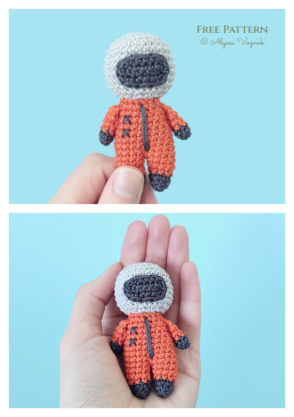 Amigurumi Tiniest Astronaut Free Crochet Pattern