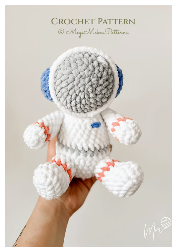 Amigurumi Ollie the Astronaut Crochet Pattern