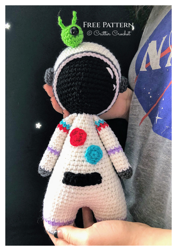 Amigurumi Alex The Astronaut Free Crochet Pattern